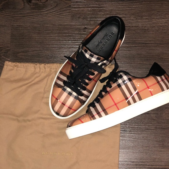 burberry vintage check trainers